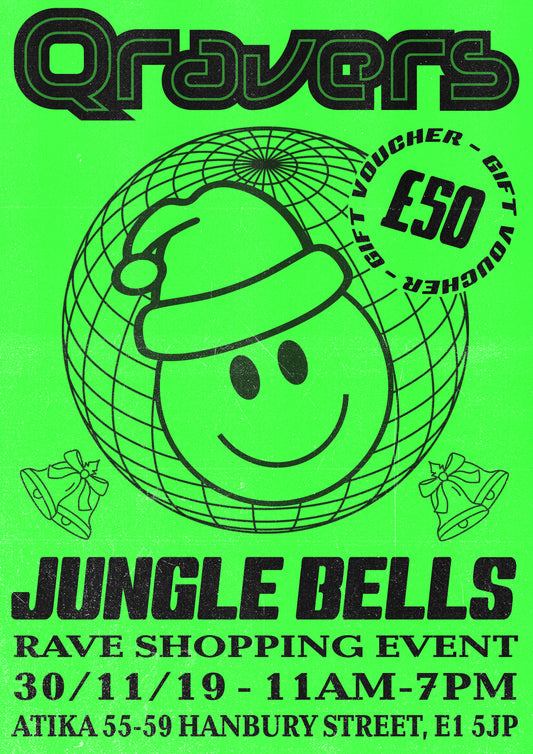 Qravers Jungle Bells Rave Shopping Event