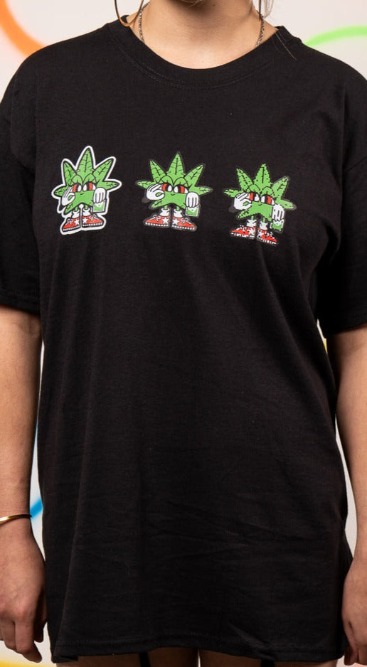 Triple Weed Got What Need Kurzarm-T-Shirt Schwarz