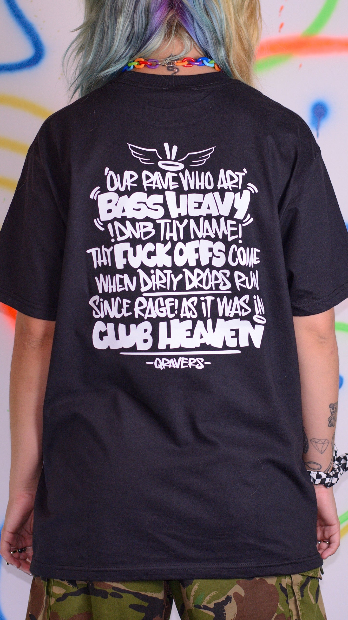 Raving Changes Everything Kurzarm-T-Shirt Schwarz