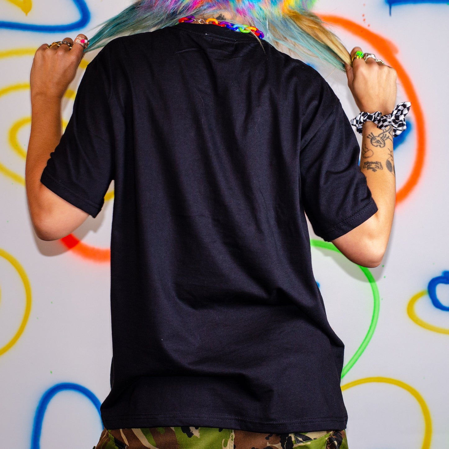 DnB Dip Dab T-shirt met korte mouwen, zwart