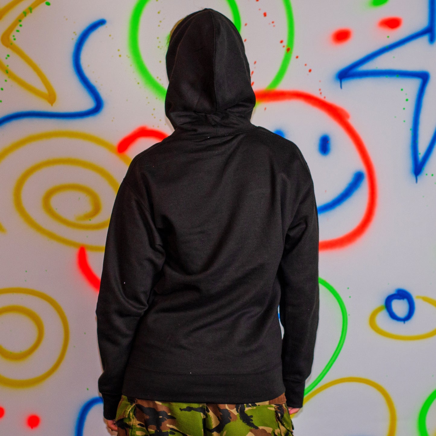 Raver Rabbit Hoody Zwart