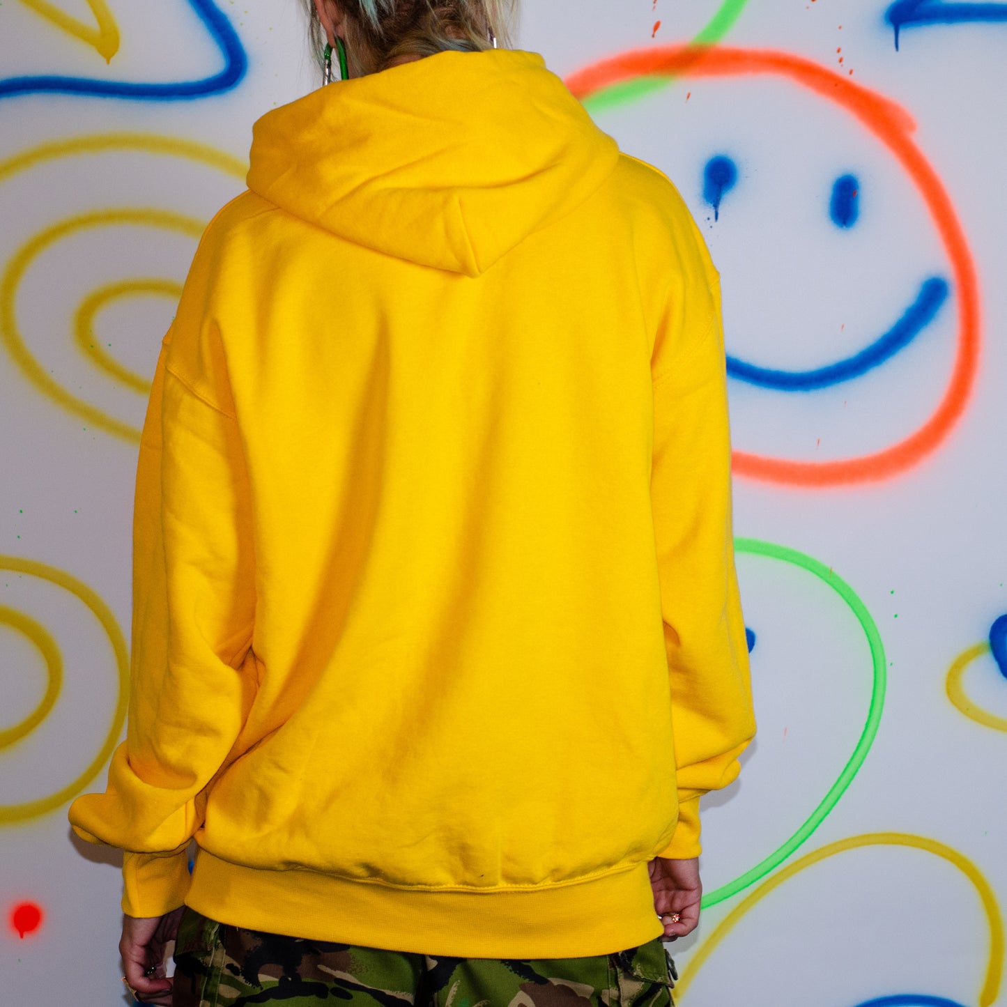 Raver Rabbit Gold Kapuzenpullover
