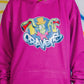Cans Zombie Raver Front & Back Print Hoody Purple