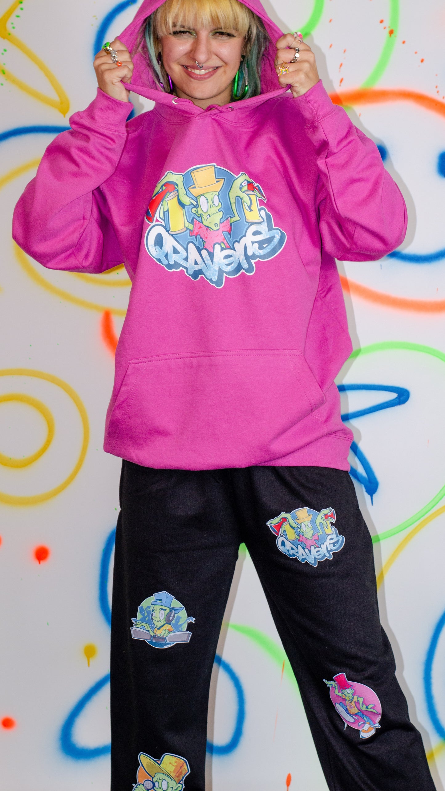 Rave 2 The Grave 4 Print Joggingbroek Zwart