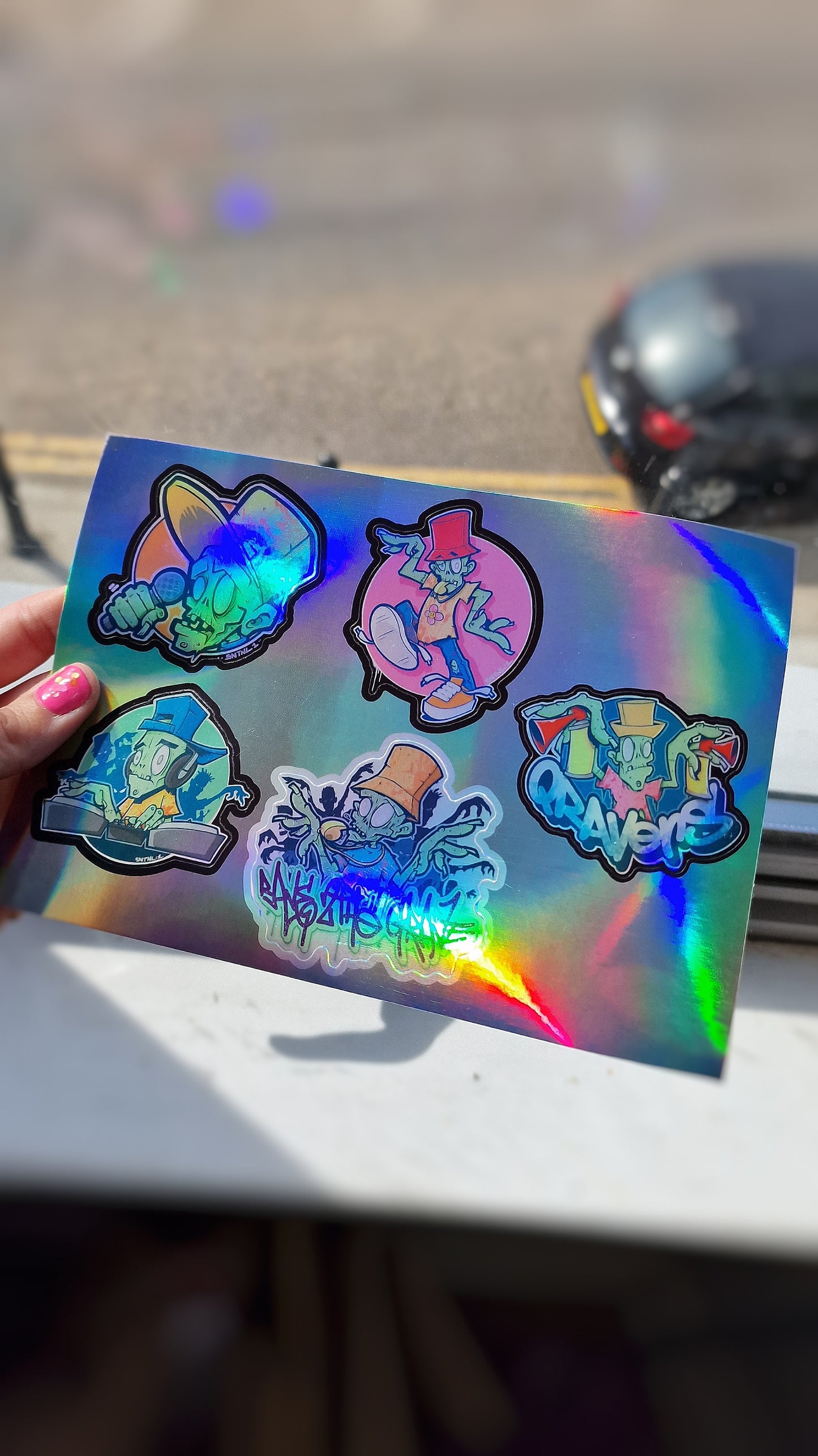 Rave 2 The Grave Stickerpaket