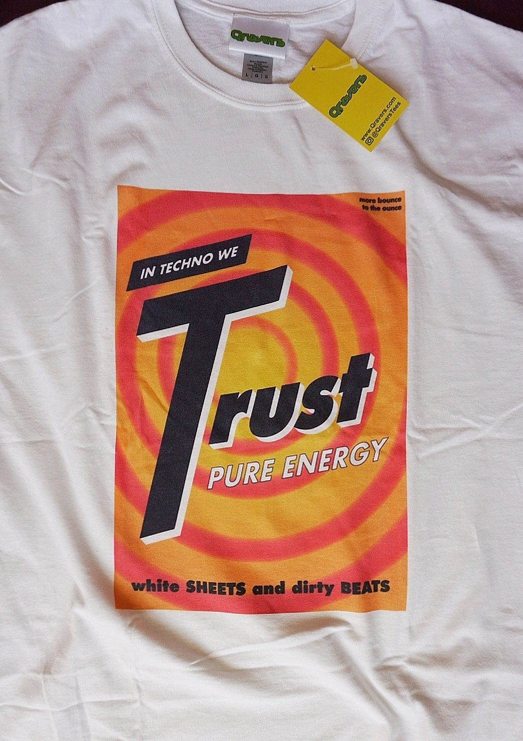 Trust Short Sleeve Tee White
