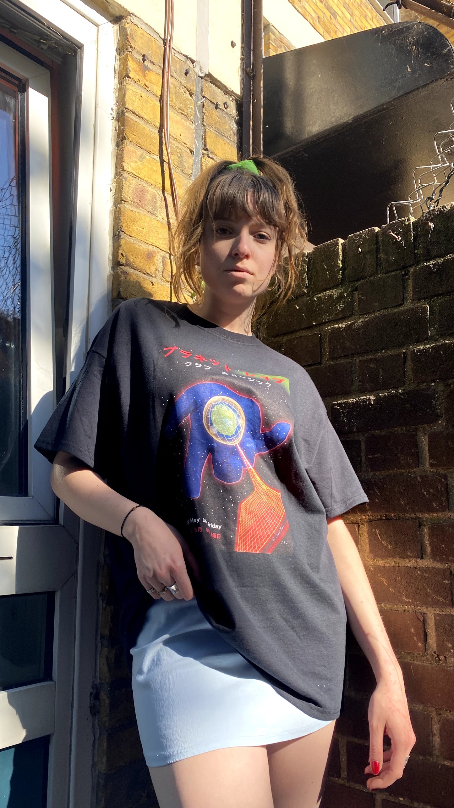Planet Rave Japan 2 T-shirt met korte mouwen, zwart