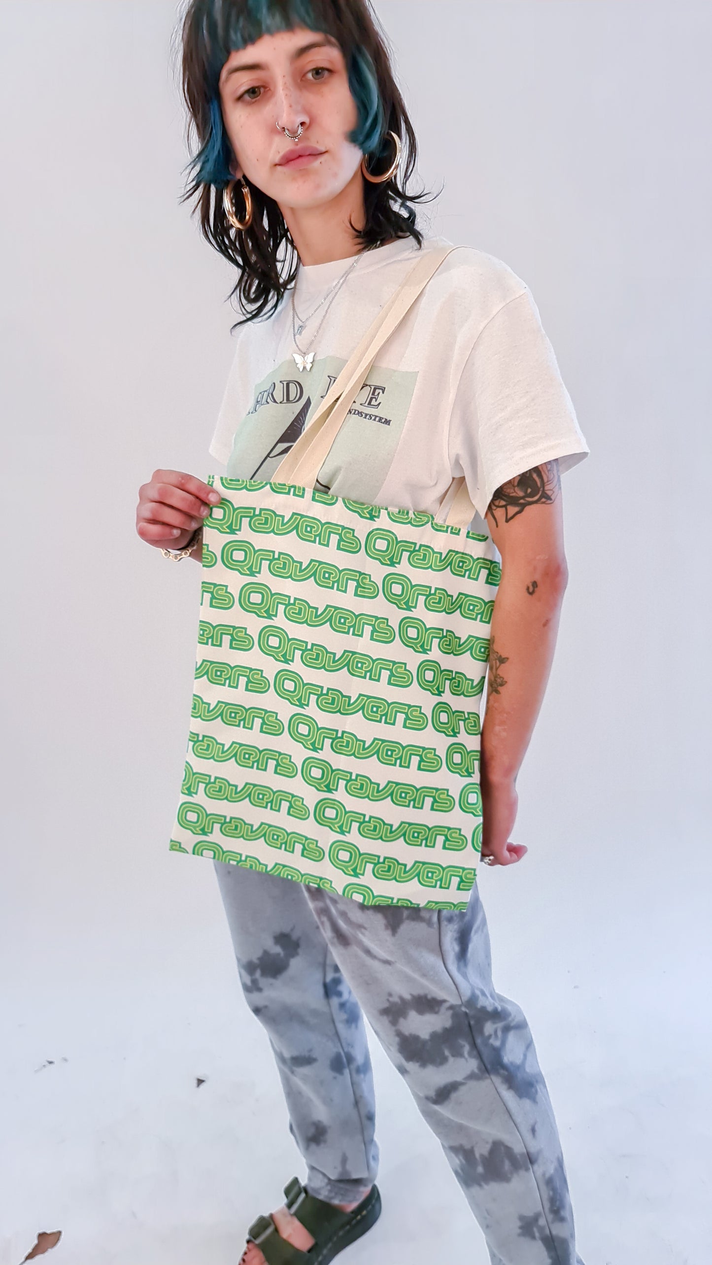 Qravers Edge to Edge Tote Bag