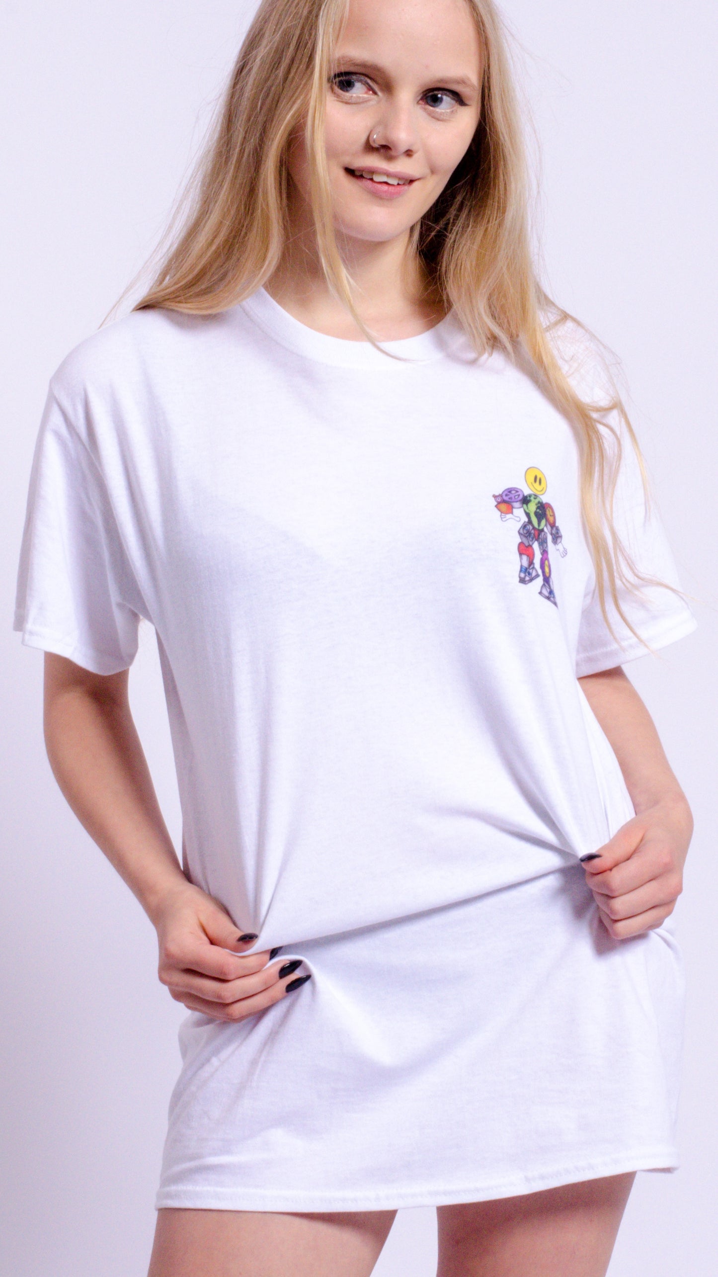Raindance Heren T-shirt met korte mouwen, wit
