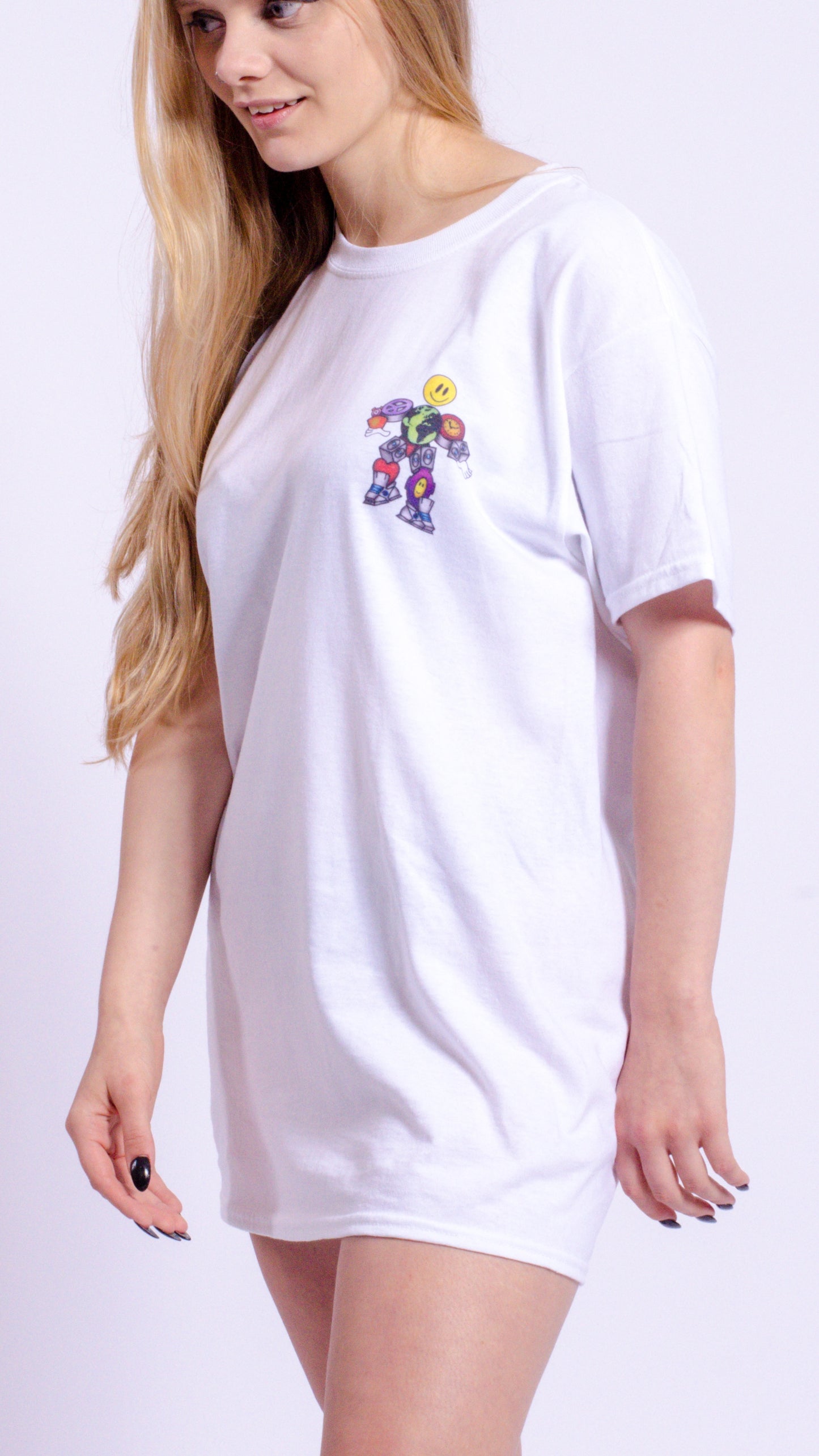 Raindance Heren T-shirt met korte mouwen, wit