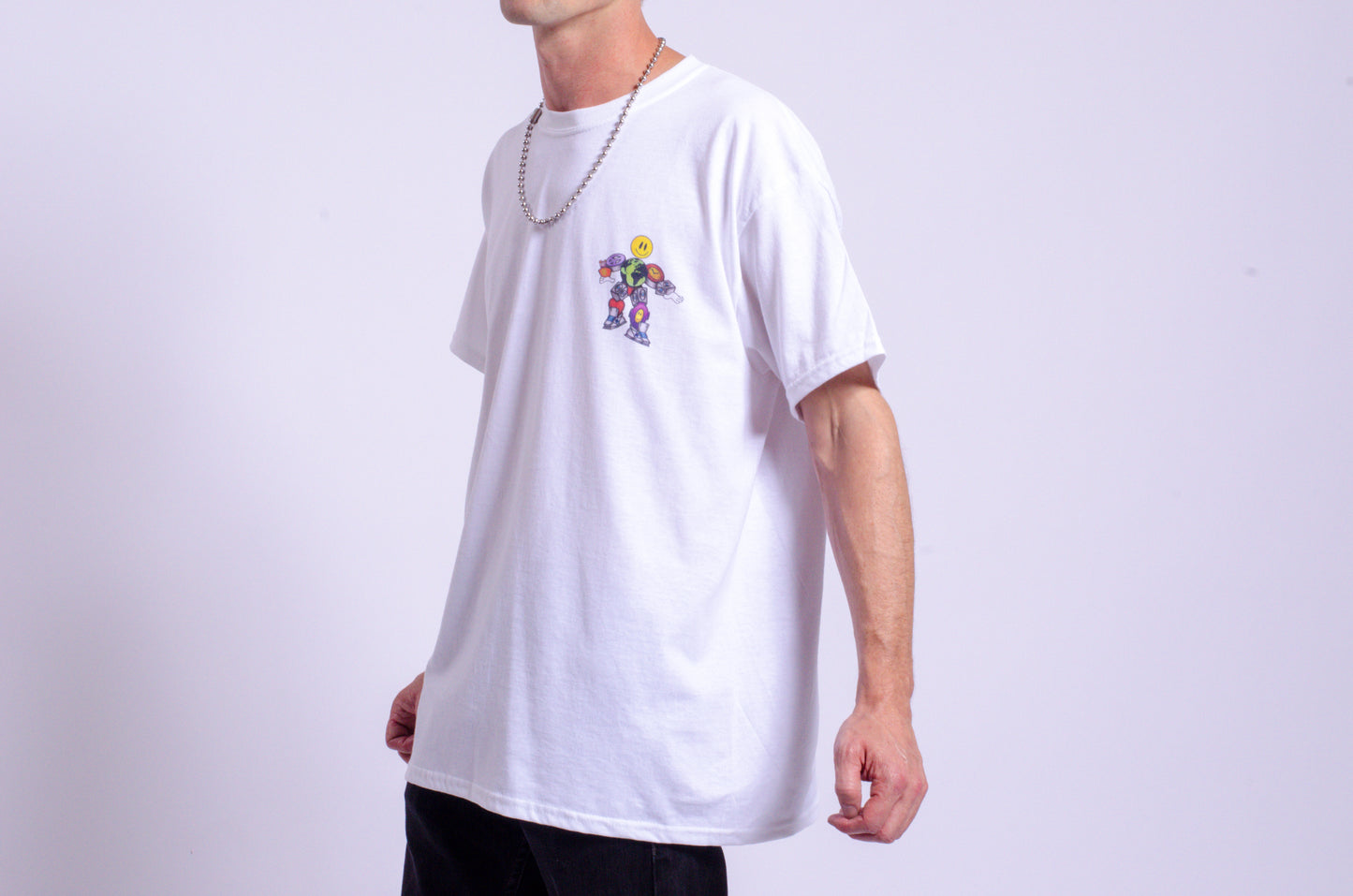 Raindance Heren T-shirt met korte mouwen, wit