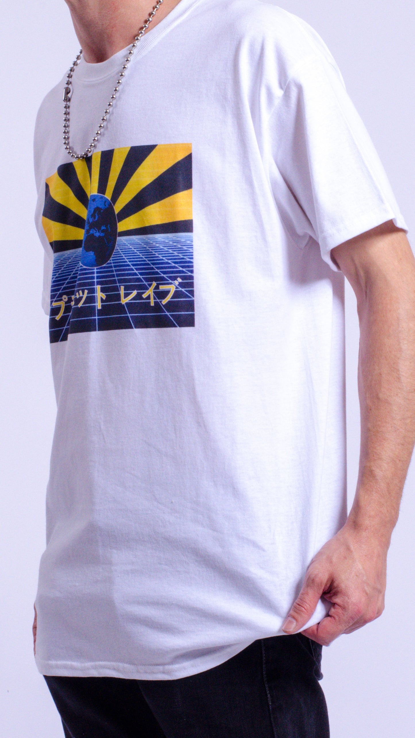 Planet Rave Japan 1 T-shirt met korte mouwen, wit