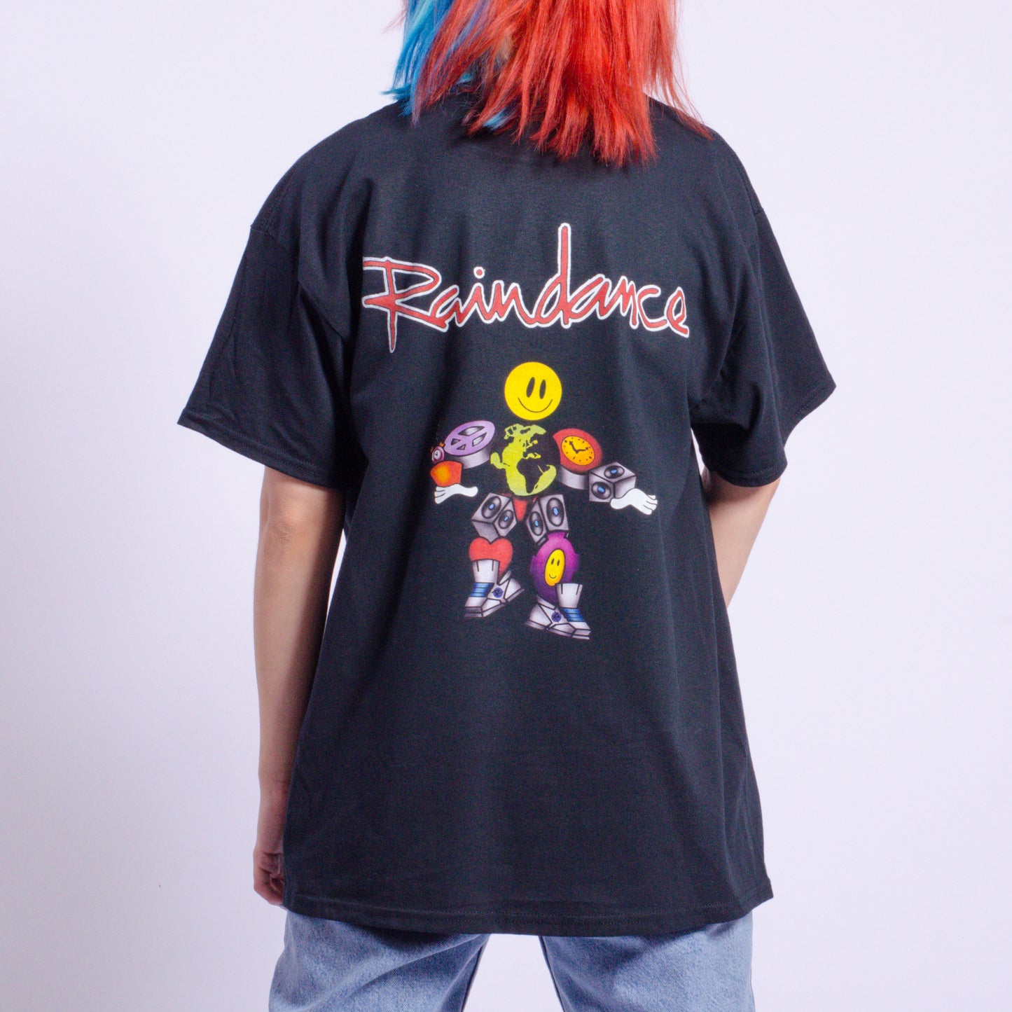 Raindance Heren T-shirt met korte mouwen, zwart