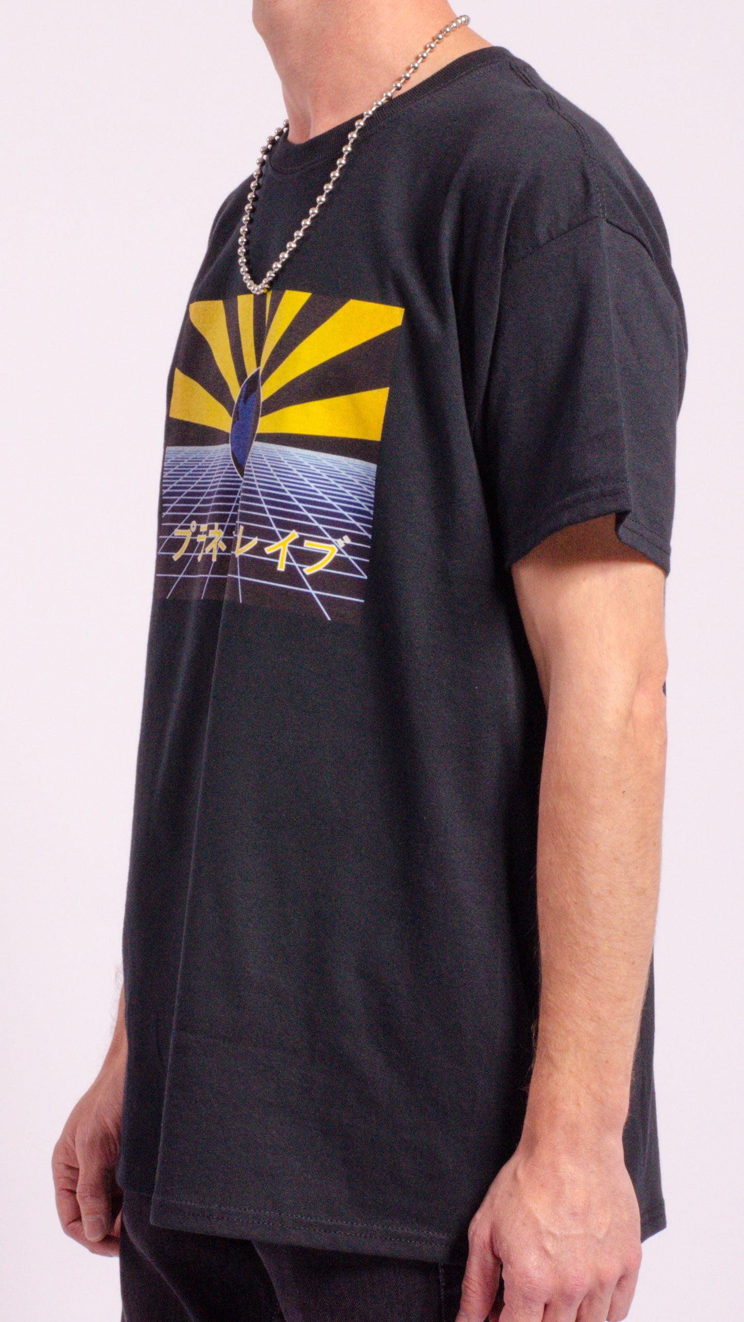 Planet Rave Japan 1 T-shirt met korte mouwen, zwart