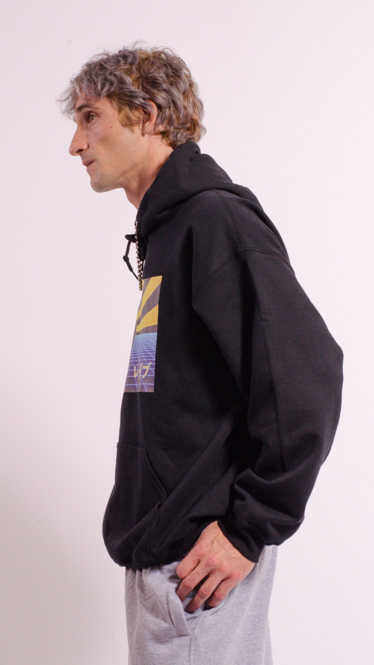 Planet Rave Japan 1 Kapuzenpullover Schwarz