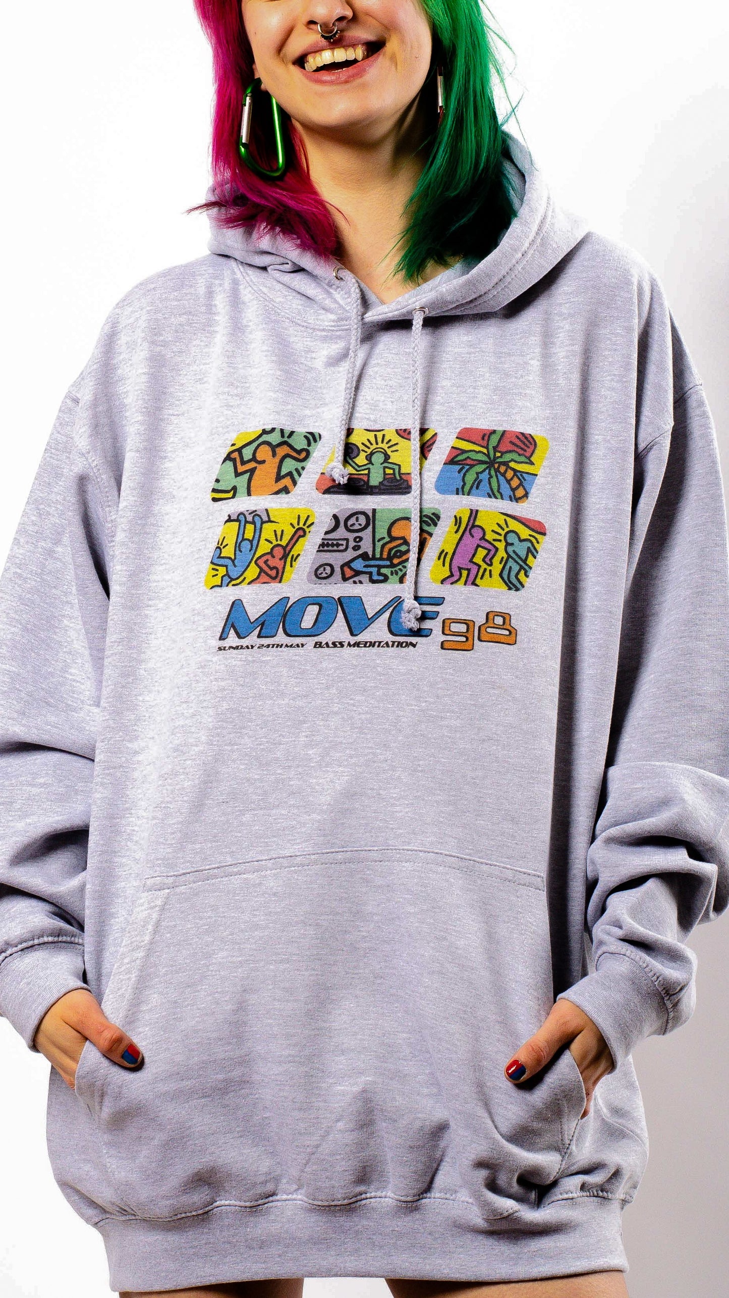 Move 98 Hoody Grau