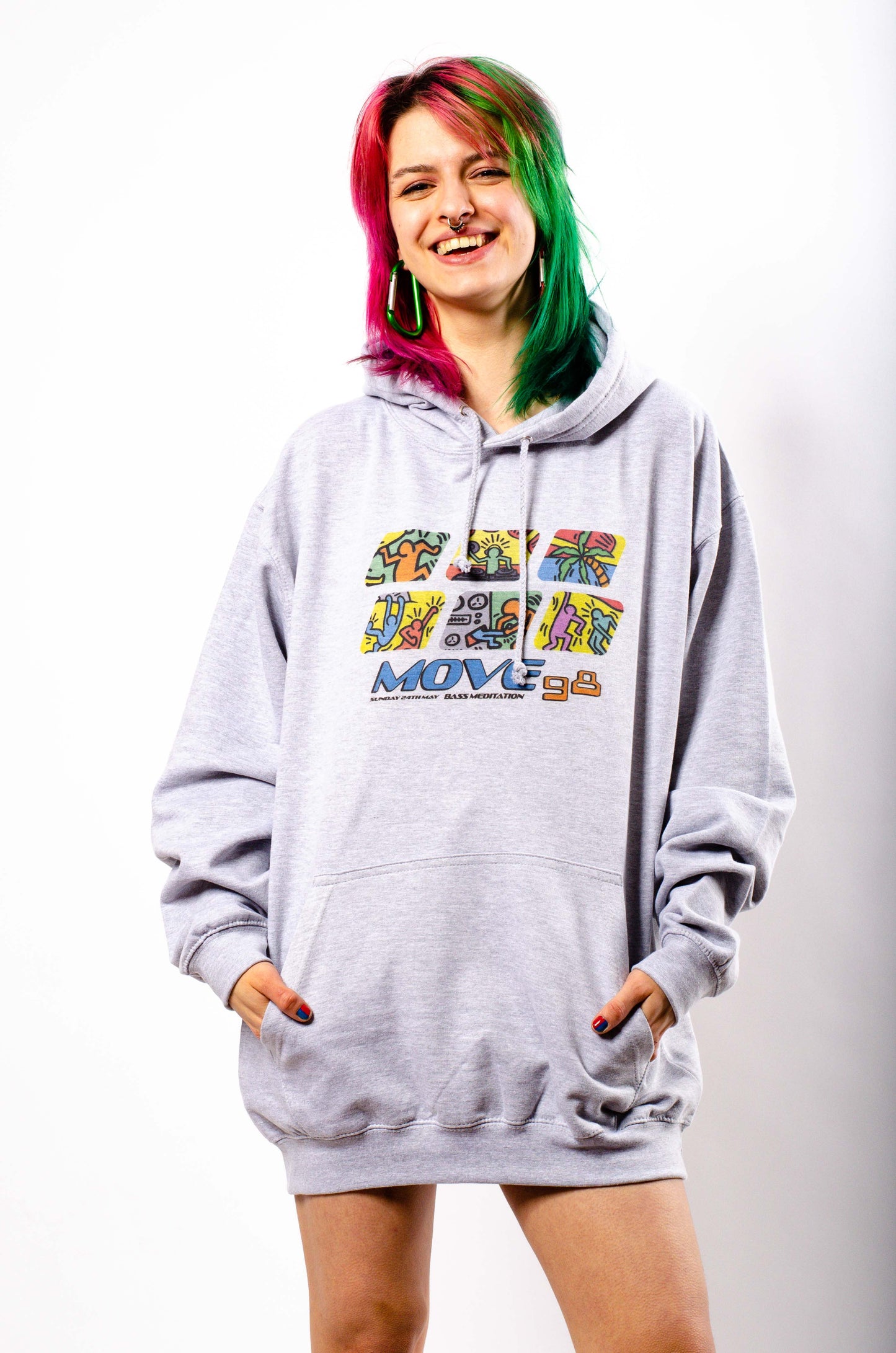 Move 98 Hoody Grau