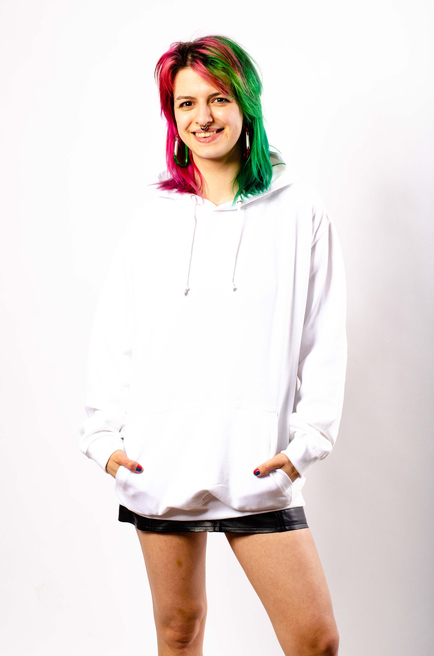 Planet Rave Hoody Wit/Blauw