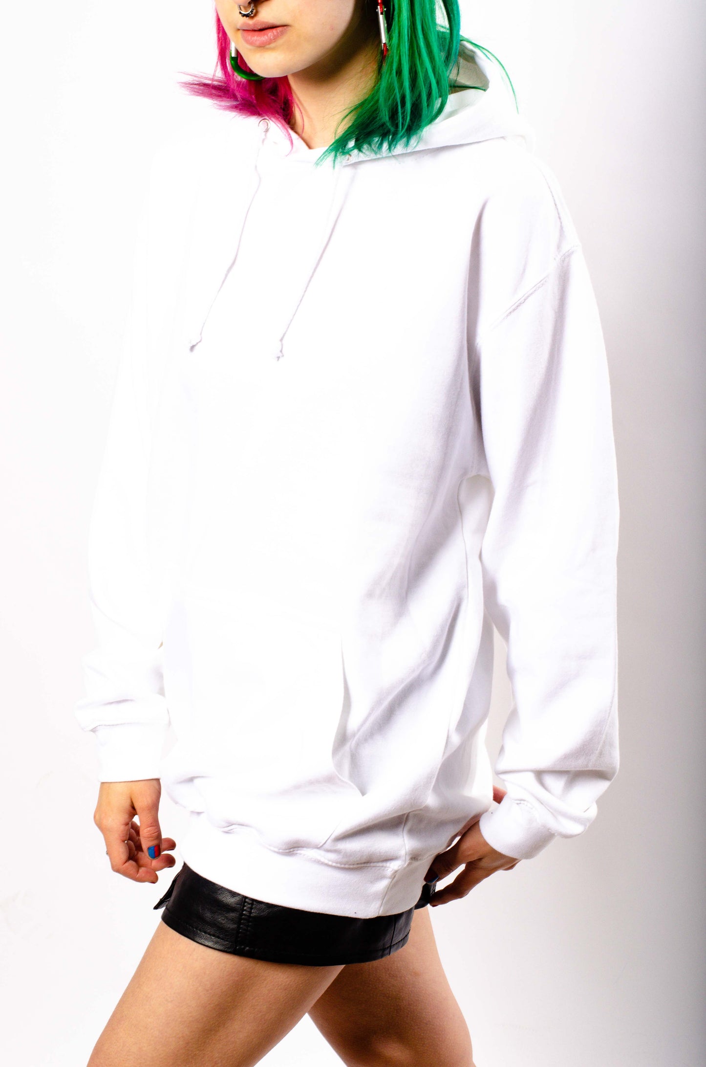 Planet Rave Hoody Wit/Blauw