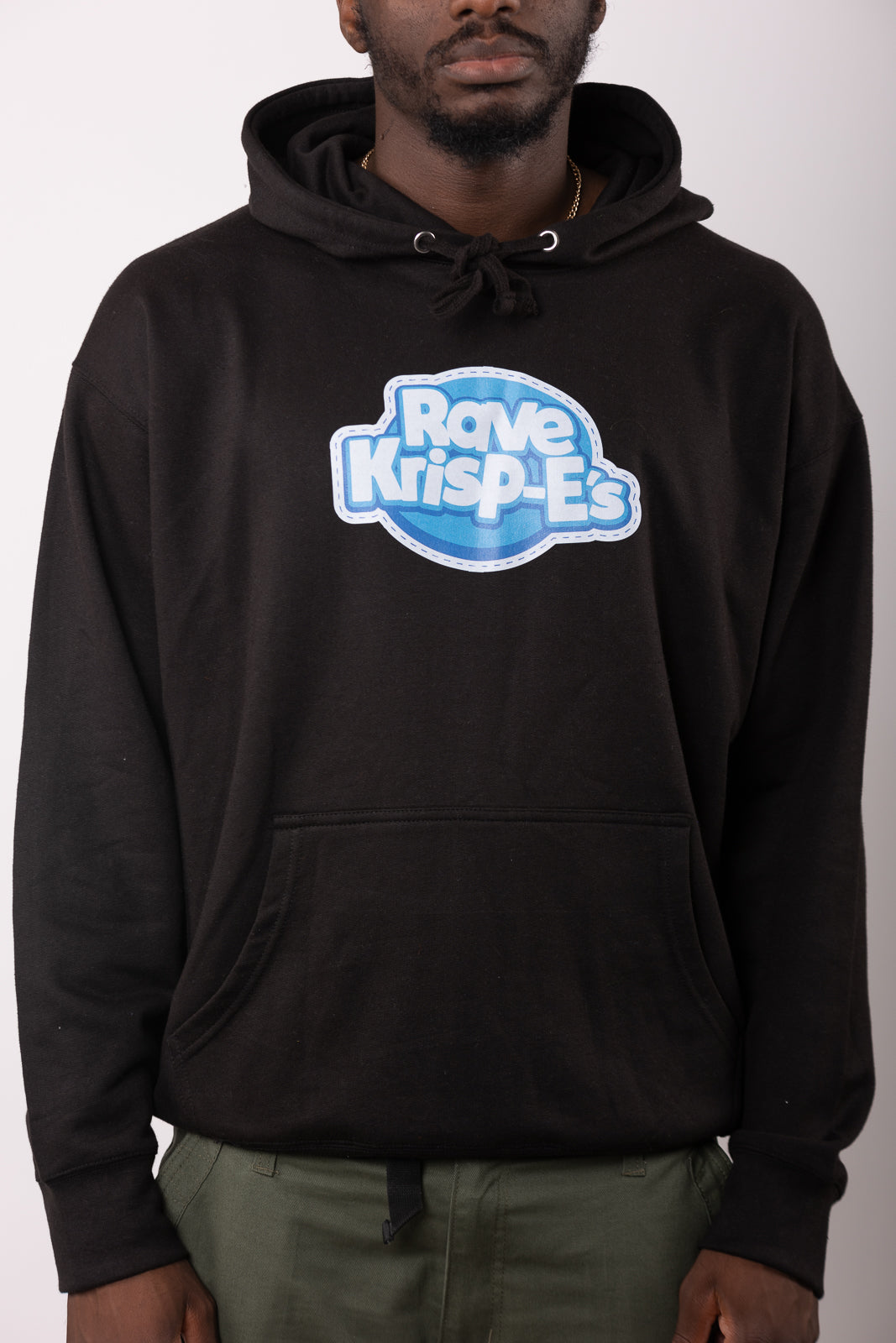 Rave Krispes Voor- en Achterkant Hoody Zwart