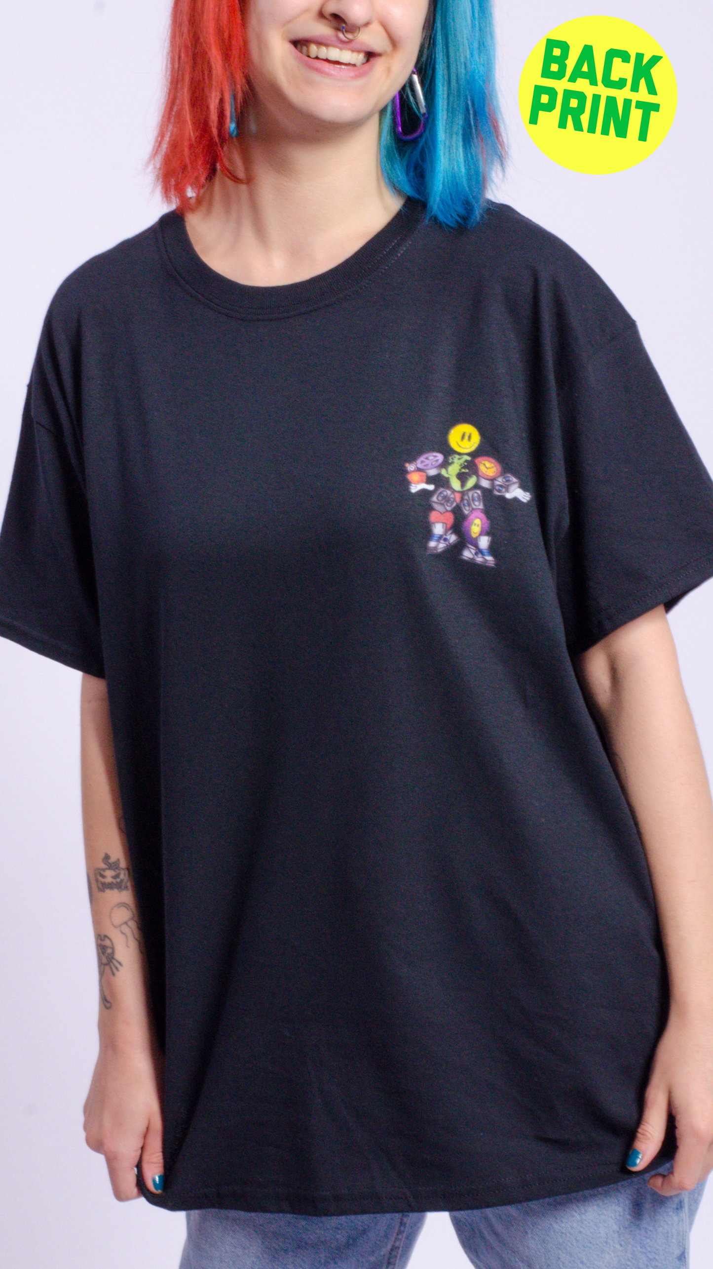 Raindance Heren T-shirt met korte mouwen, zwart
