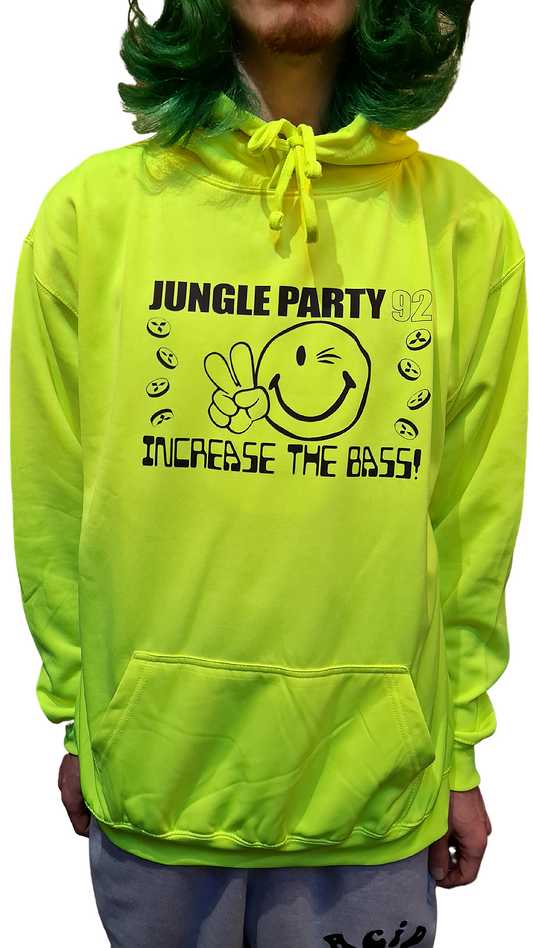 Jungle Party 92 Hoody Neon Green