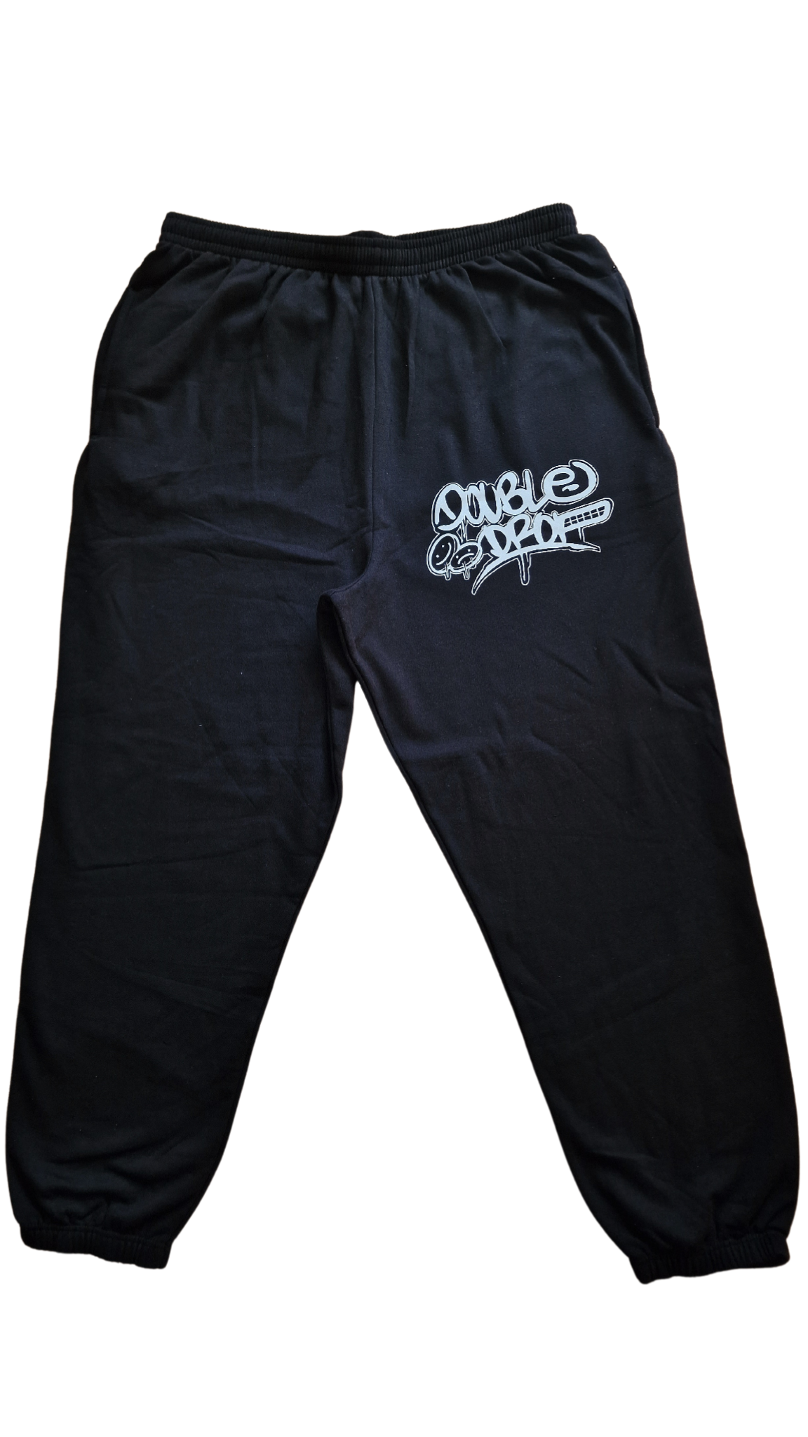 Double Drop Graff Jogginghose Schwarz