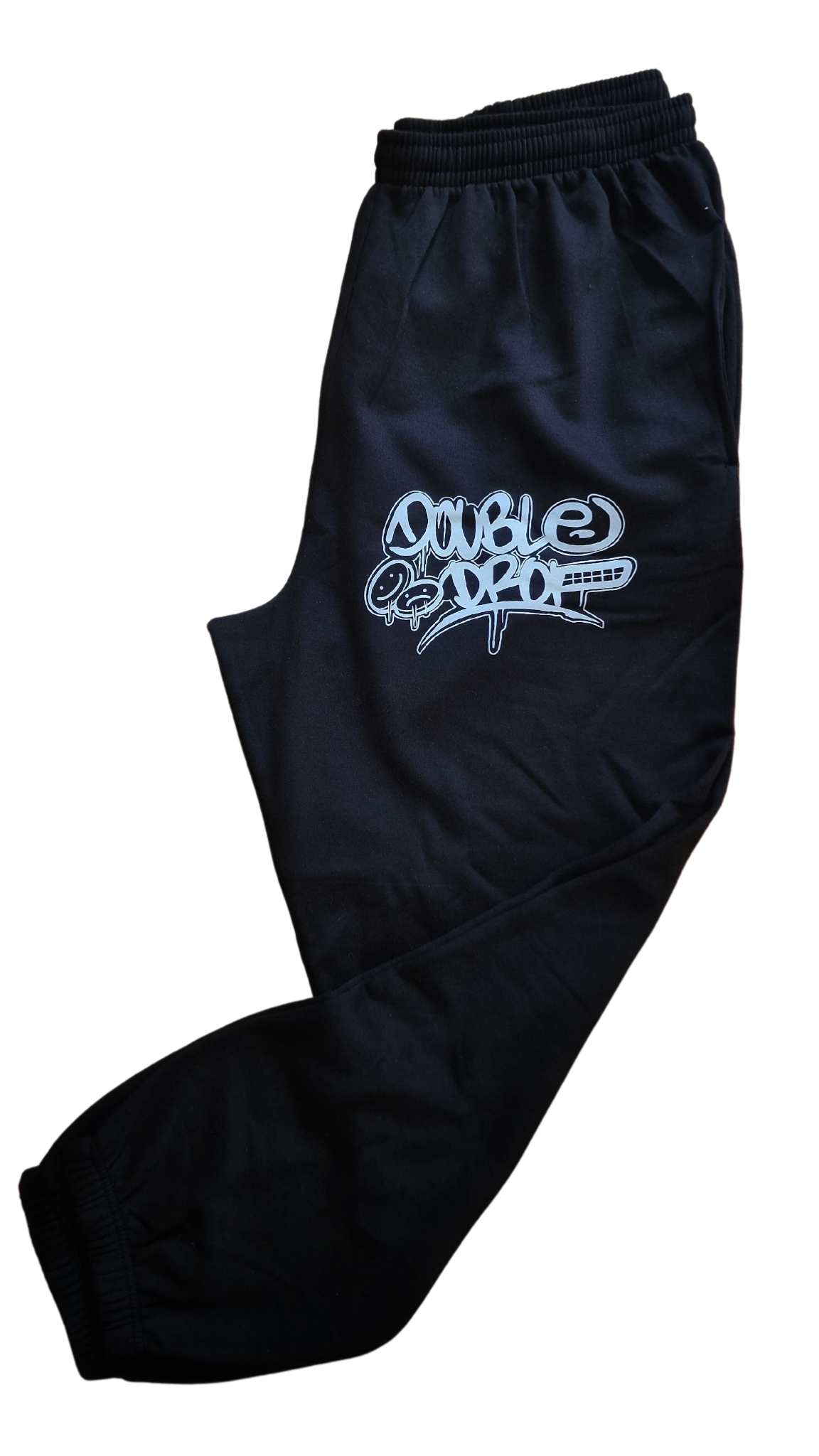 Double Drop Graff Jogginghose Schwarz