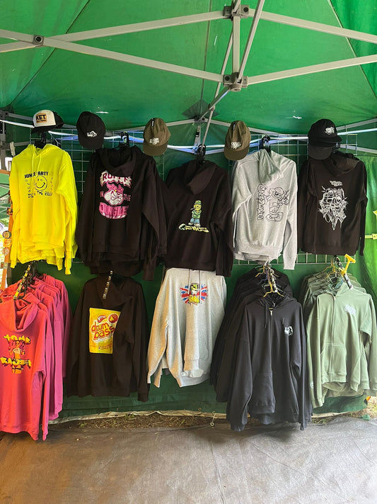 Which Rave Tribe Are You? UK underground rave hoodies by genre Acid House Jungle DnB Techno Dubstep Qravers London