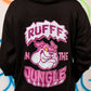 Rufff In The Jungle Front & Back Print Hoody Black