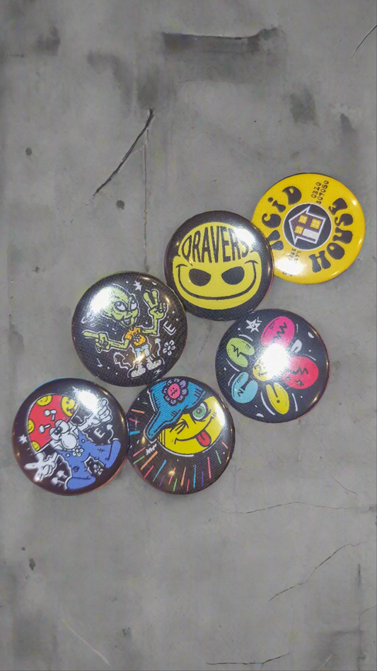 Jamcee Pin Badge Pack x6