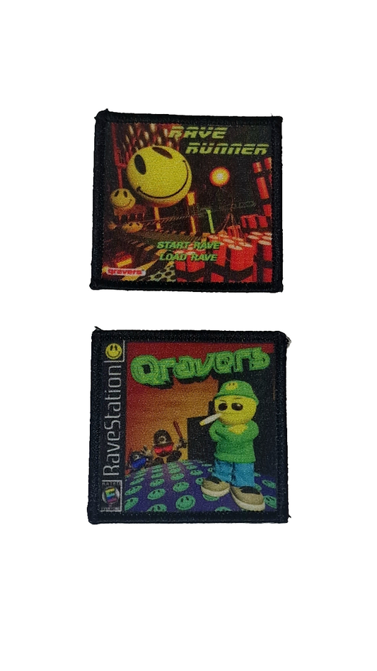 Rave Runner & Rave Station Iron On Patch Pack