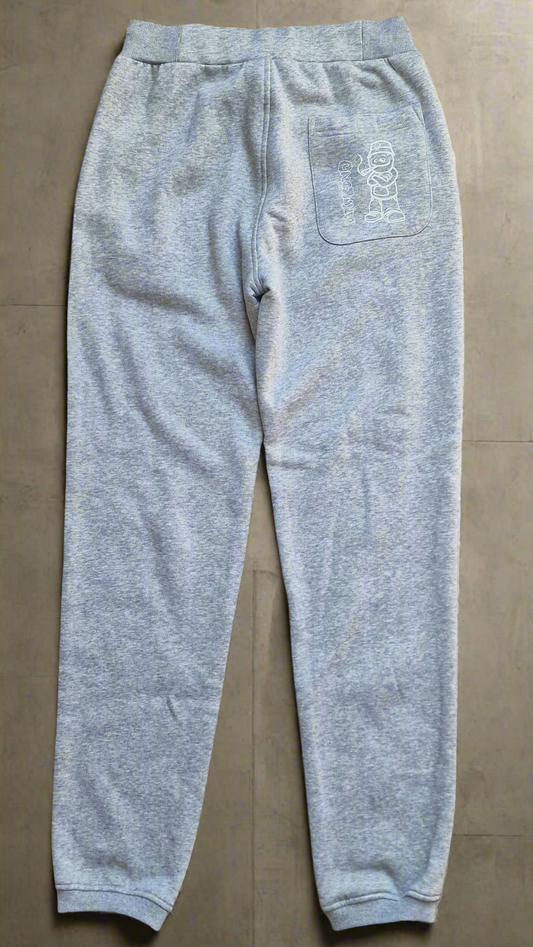 Bass Dragon Triple Print Joggers Grey