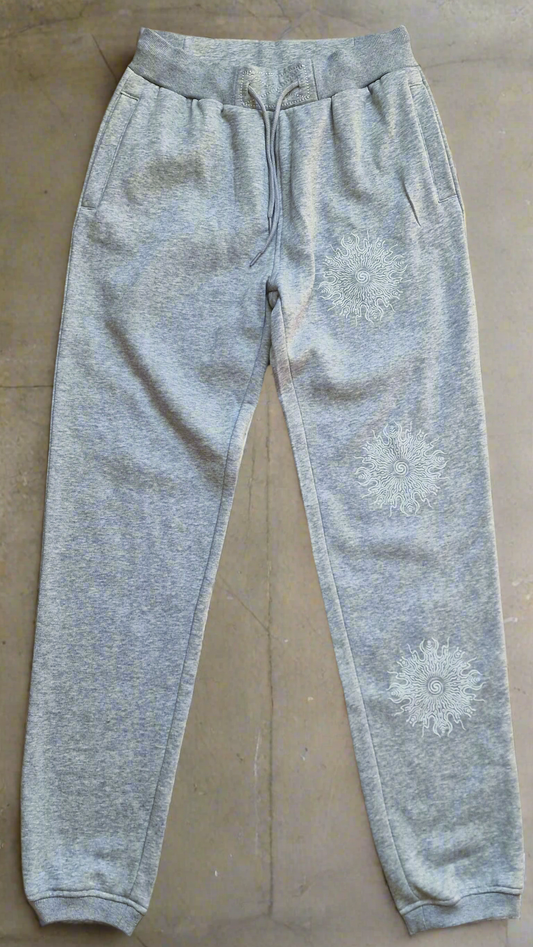 Bass Dragon Triple Print Joggers Grey