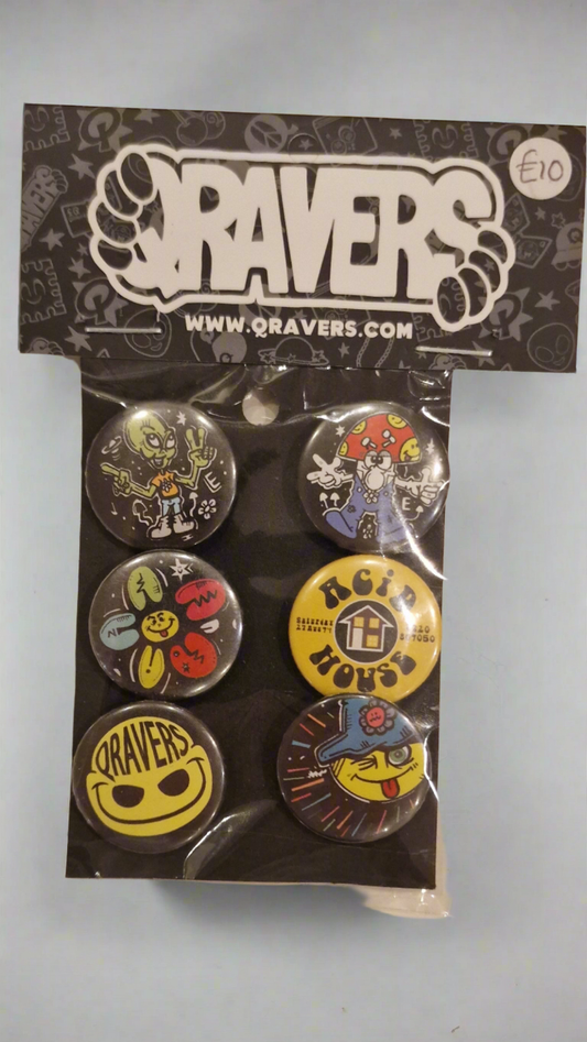 Jamcee Pin Badge Pack x6