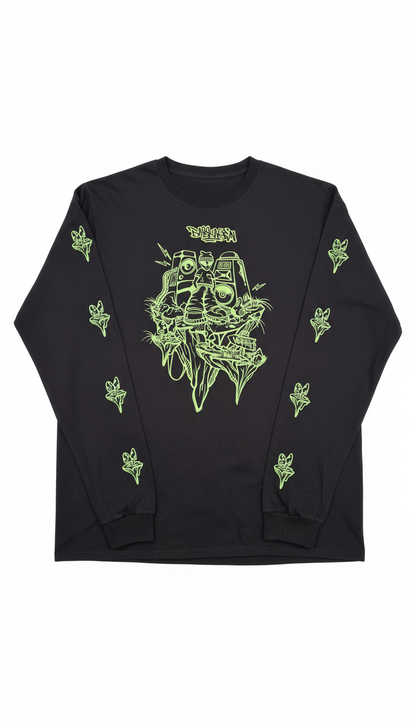 Bass Alien Long Sleeve - Exact Flat Lay