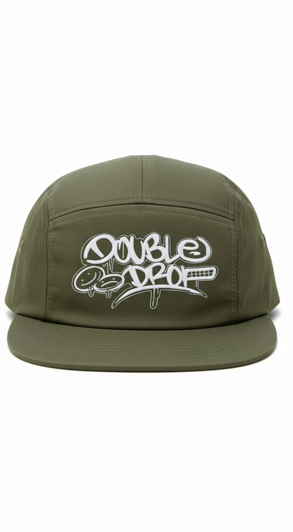 Double Drop Graffiti Cap - White Design