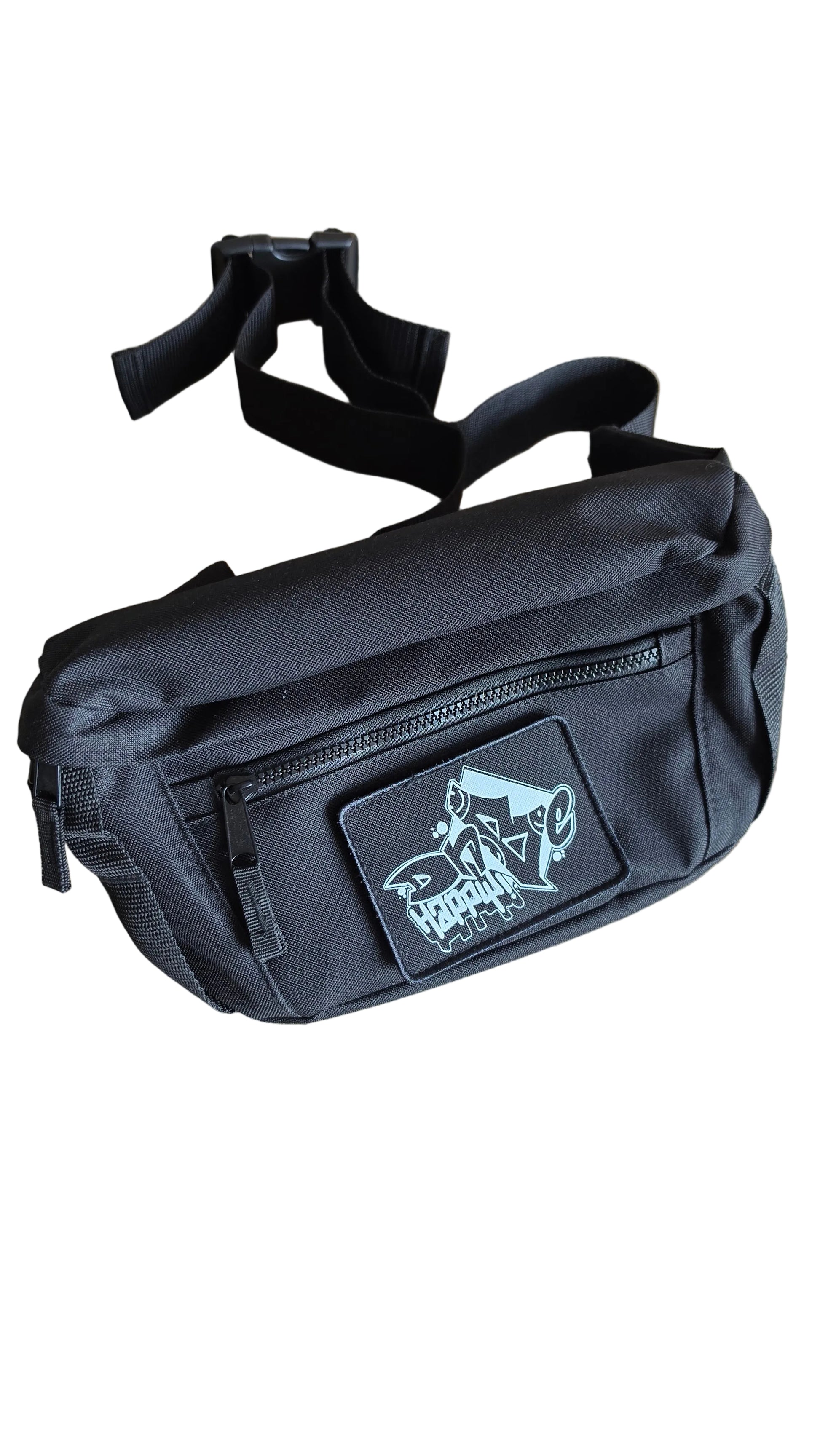 DnB Happy Cross Body Bum Bag - Drum and Bass Festival Bag | Qravers London
