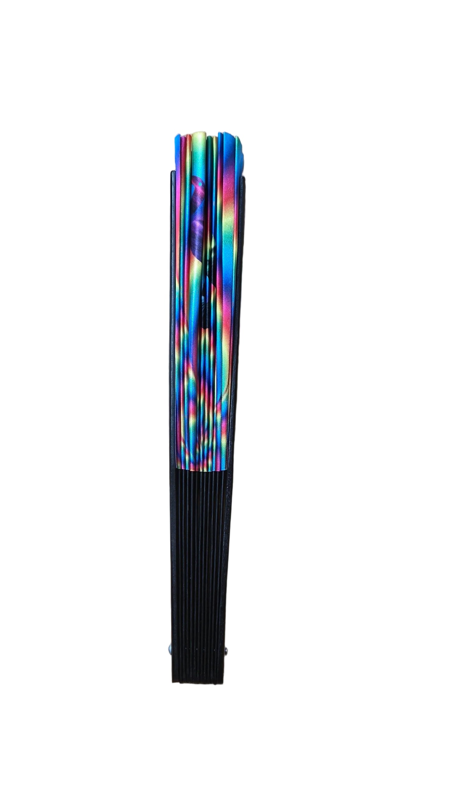 Giant Bamboo Clack Fan – Psychedelic Rave Design | Festival Accessory