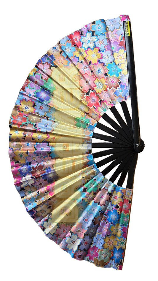 Giant Bamboo Clack Fan – Dreamer Rave Design | Festival Accessory