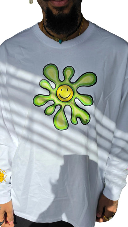 Rave Love R.T. Long Sleeve Tee White