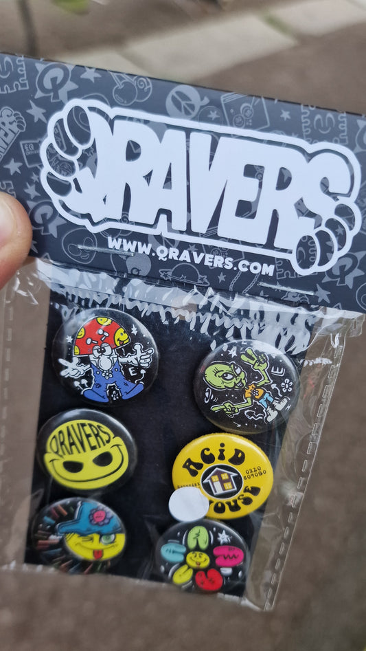 Jamcee Pin Badge Pack x6