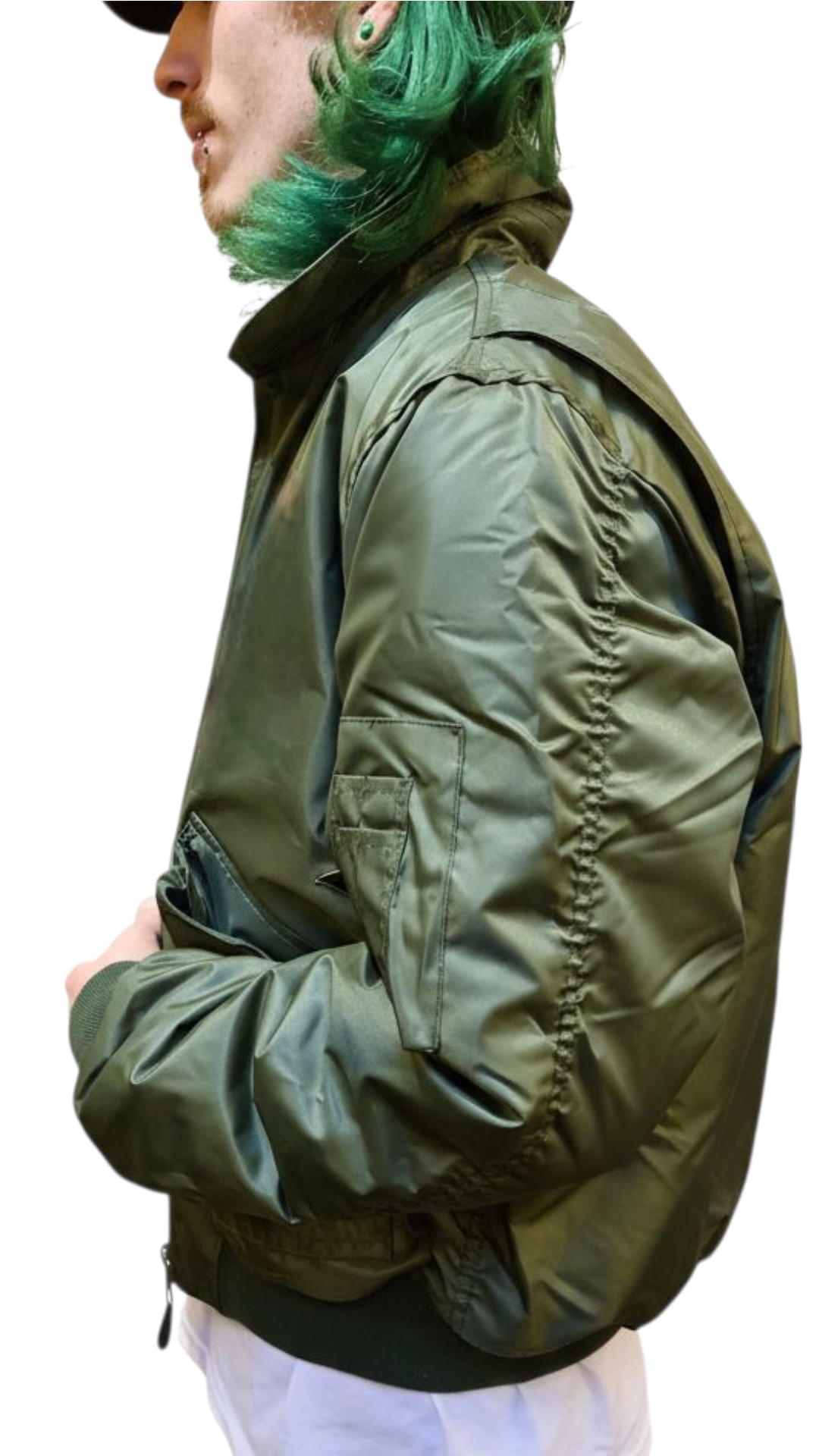 Geborduurd Planet Rave MA-2 Bomberjack Groen