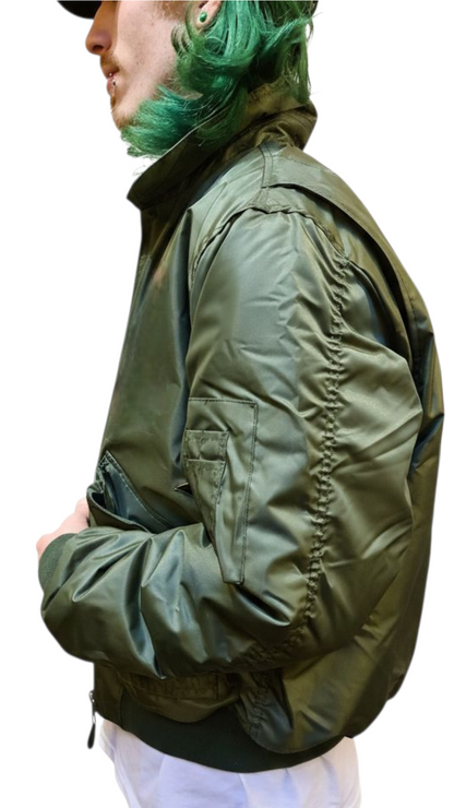 Geborduurd Planet Rave MA-2 Bomberjack Groen