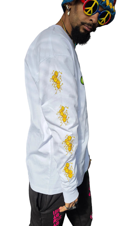 Rave Love R.T. Long Sleeve Tee White