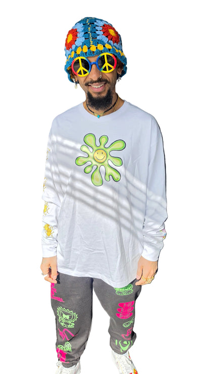Rave Love R.T. Long Sleeve Tee White