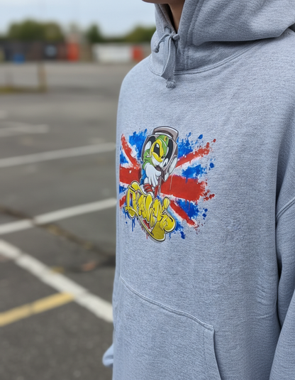 Skribz Hoodie - Close Crop Blurred Background