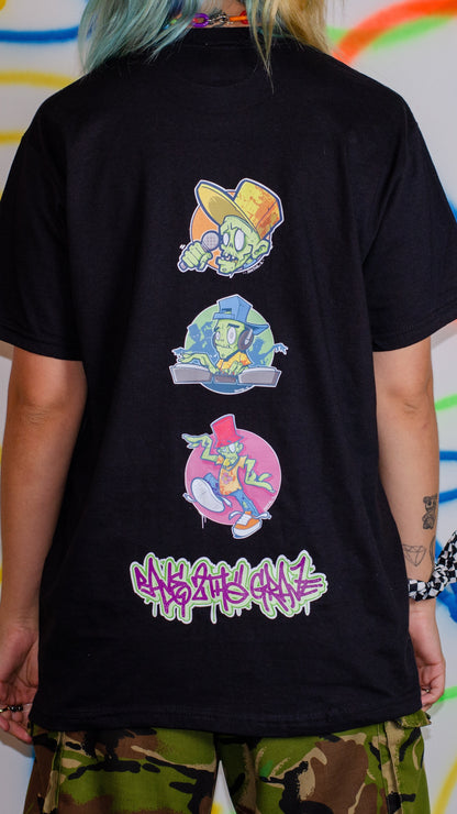 Cans Zombie Raver Short Sleeve Tee Black