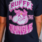Rufff In The Jungle Front & Back Print Short Sleeve Tee Black