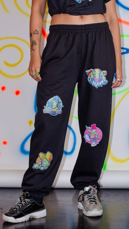 Rave 2 The Grave 4 Print Joggingbroek Zwart